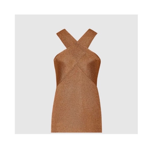 Reiss Copper Knit Fabric - Picture 5 of 12